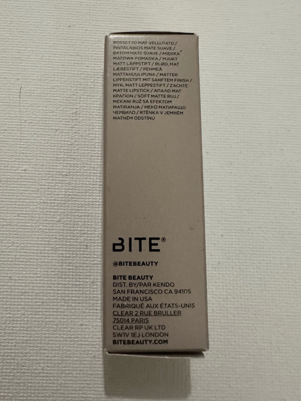 Bite Beauty Power Move Hydrating Soft Matte Lipstick in Radicchio Berry Red NIB - Picture 6 of 9